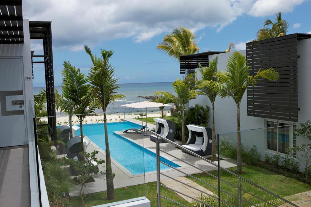 Plage Bleue Beachfront Apartments Mauritius Экстерьер фото